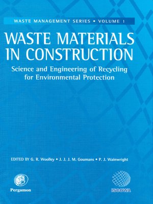 cover image of Waste Materials in Construction